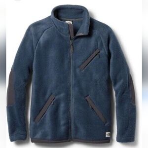 The North Face Men CRAGMONT Fleece Full-Zipper Jacket 6127 Size Large L Navy